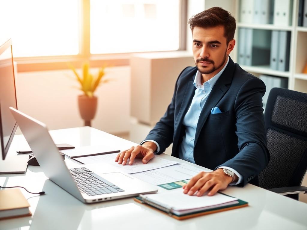 Profissional com certificado digital