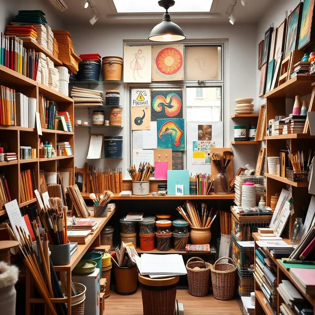 Ateliês de Artes, Artesanato e Papelarias